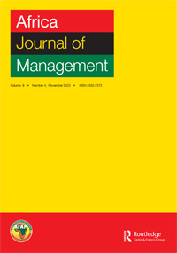 Cover image for Africa Journal of Management, Volume 9, Issue 4