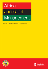 Cover image for Africa Journal of Management, Volume 10, Issue 1