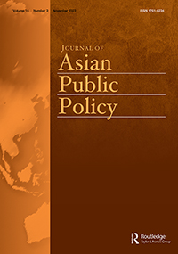 Cover image for Journal of Asian Public Policy, Volume 16, Issue 3