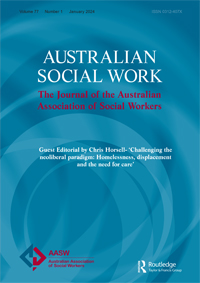 Cover image for Australian Social Work, Volume 77, Issue 1