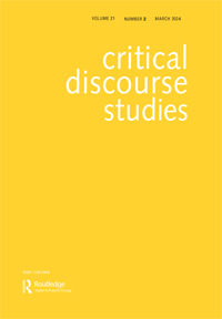 Cover image for Critical Discourse Studies, Volume 21, Issue 2