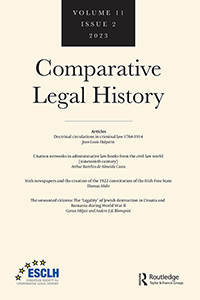 Cover image for Comparative Legal History, Volume 11, Issue 2