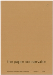Cover image for The Paper Conservator, Volume 30, Issue 1