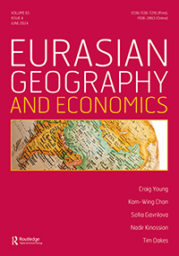 Cover image for Eurasian Geography and Economics, Volume 65, Issue 4
