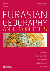 Cover image for Eurasian Geography and Economics, Volume 65, Issue 5