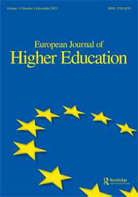 Cover image for European Journal of Higher Education, Volume 13, Issue 4
