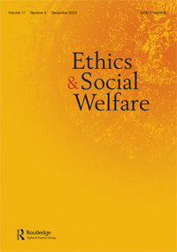Cover image for Ethics and Social Welfare, Volume 17, Issue 4