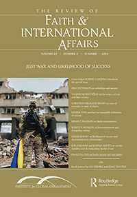 Cover image for The Review of Faith & International Affairs, Volume 22, Issue 2