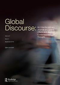 Cover image for Global Discourse, Volume 8, Issue 3