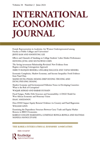Cover image for International Economic Journal, Volume 38, Issue 2
