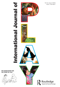 Cover image for International Journal of Play, Volume 12, Issue 3