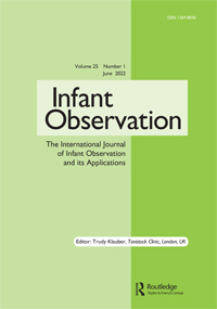 Cover image for Infant Observation, Volume 25, Issue 1