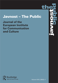 Cover image for Javnost - The Public, Volume 30, Issue 4