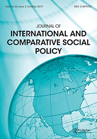 Cover image for Journal of International and Comparative Social Policy, Volume 35, Issue 3