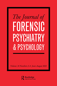 Cover image for The Journal of Forensic Psychiatry & Psychology, Volume 34, Issue 3-4