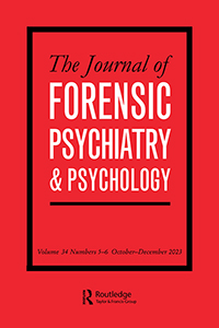 Cover image for The Journal of Forensic Psychiatry & Psychology, Volume 34, Issue 5-6