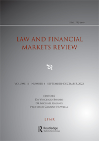 Cover image for Law and Financial Markets Review, Volume 16, Issue 4