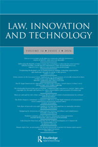 Cover image for Law, Innovation and Technology, Volume 16, Issue 1