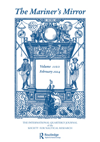 Cover image for The Mariner's Mirror, Volume 110, Issue 1