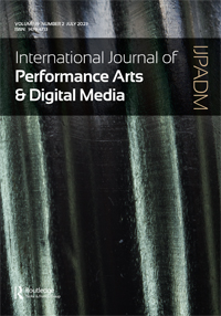 Cover image for International Journal of Performance Arts and Digital Media, Volume 19, Issue 2
