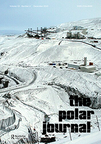 Cover image for The Polar Journal, Volume 13, Issue 2