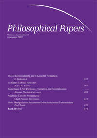 Cover image for Philosophical Papers, Volume 51, Issue 3