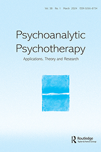 Cover image for Psychoanalytic Psychotherapy, Volume 38, Issue 1