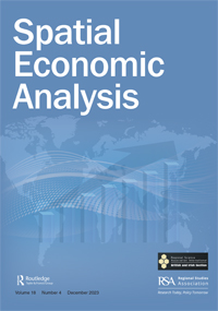 Cover image for Spatial Economic Analysis, Volume 18, Issue 4