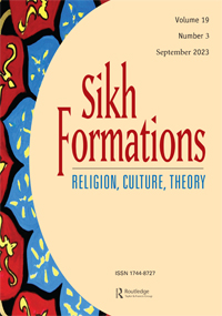 Cover image for Sikh Formations, Volume 19, Issue 3