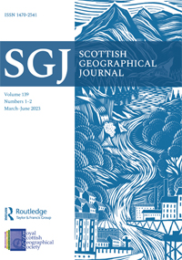 Cover image for Scottish Geographical Journal, Volume 139, Issue 1-2