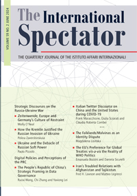 Cover image for The International Spectator, Volume 59, Issue 2