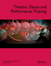 Cover image for Theatre, Dance and Performance Training, Volume 14, Issue 4