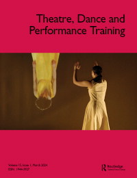 Cover image for Theatre, Dance and Performance Training, Volume 15, Issue 1
