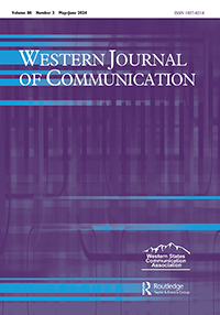 Cover image for Western Journal of Communication, Volume 88, Issue 3