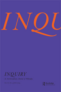Cover image for Inquiry, Volume 67, Issue 5
