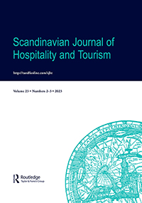 Cover image for Scandinavian Journal of Hospitality and Tourism, Volume 23, Issue 2-3