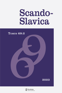 Cover image for Scando-Slavica, Volume 69, Issue 2