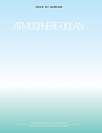 Cover image for Atmosphere-Ocean, Volume 62, Issue 3