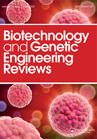 Cover image for Biotechnology and Genetic Engineering Reviews, Volume 39, Issue 1