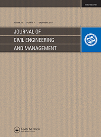 Cover image for Journal of Civil Engineering and Management, Volume 23, Issue 7