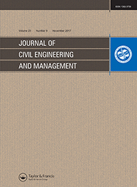 Cover image for Journal of Civil Engineering and Management, Volume 23, Issue 8