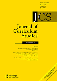 Cover image for Journal of Curriculum Studies, Volume 56, Issue 3