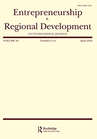 Cover image for Entrepreneurship & Regional Development, Volume 36, Issue 3-4