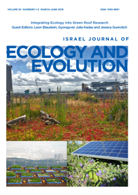 Cover image for Israel Journal of Ecology & Evolution, Volume 62, Issue 1-2