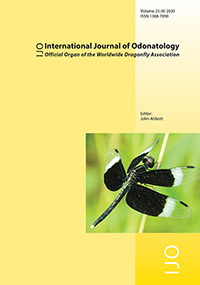 Cover image for International Journal of Odonatology, Volume 23, Issue 4