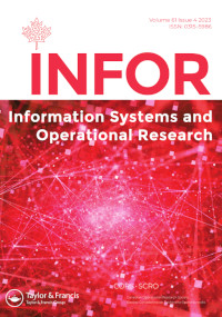 Cover image for INFOR: Information Systems and Operational Research, Volume 61, Issue 4