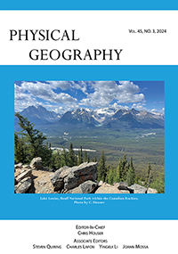 Cover image for Physical Geography, Volume 45, Issue 3