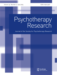 Cover image for Psychotherapy Research, Volume 34, Issue 5