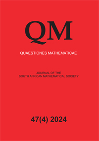 Cover image for Quaestiones Mathematicae, Volume 47, Issue 4