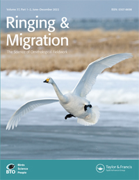 Cover image for Ringing & Migration, Volume 37, Issue 1-2
